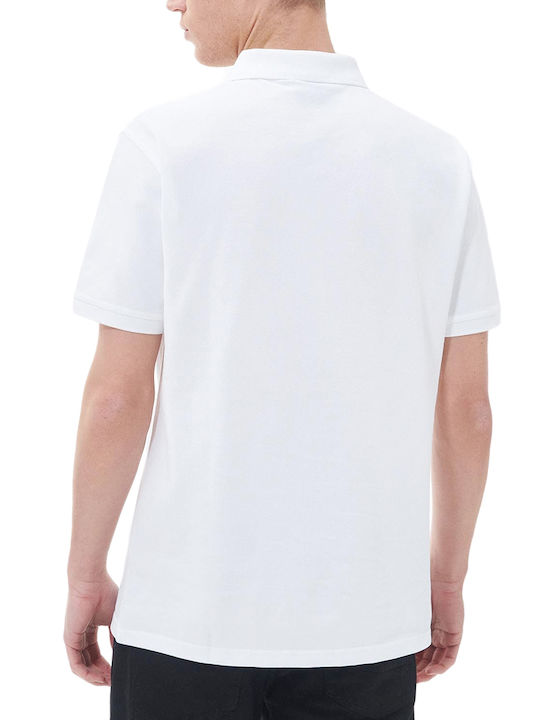 Polo Herrenbluse Kurzarm Weiße