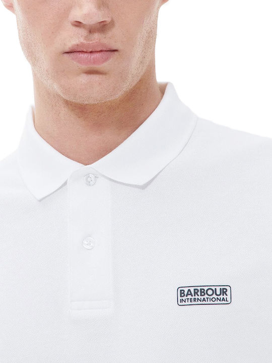 Polo Herrenbluse Kurzarm Weiße