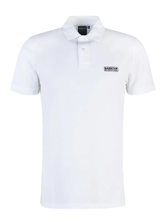 Polo Herrenbluse Kurzarm Weiße