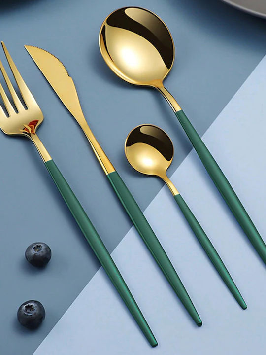 Set de Tacâmuri Inoxidabil Argintiu 24buc