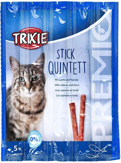 Trixie Răsfățuri Sub Formă de Stick cu Somon pentru Pisici Adulte 1buc 5gr