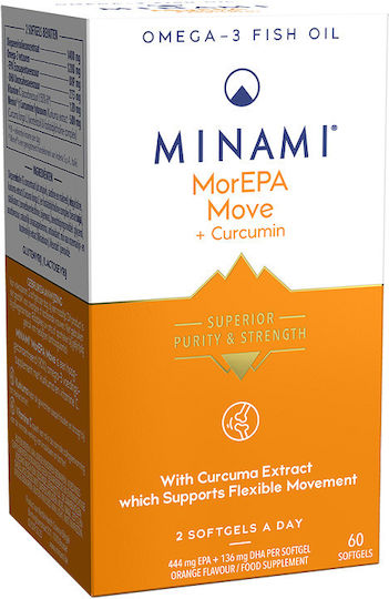 Minami MorEPA Move Plus Curcumin 60 softgels