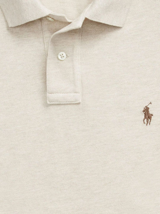 Polo Herrenbluse Kurzarm Parchment Cream