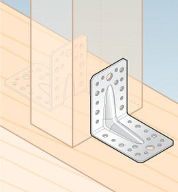Showood Connection Angle for Pergola made of Wood 9x9cm 1pcs