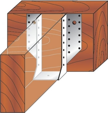 Showood Beam Shoe for Pergola made of Wood 140x100cm 1pcs