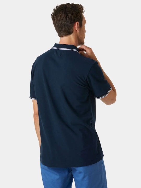 Helly Hansen Ανδρική Μπλούζα Κοντομάνικη Polo Navy Μπλε