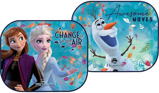 Disney Car Side Sunshades Frozen X2 44x35cm 2pcs