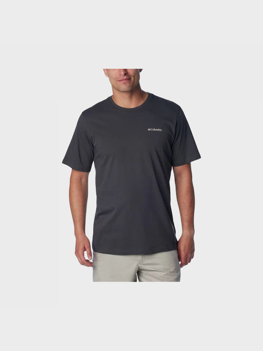 Columbia T-shirt Bărbătesc cu Mânecă Scurtă Black