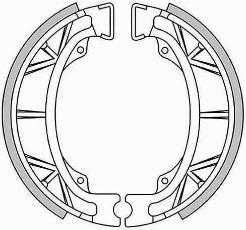 Front Brake Shoes for Triumph Daytona