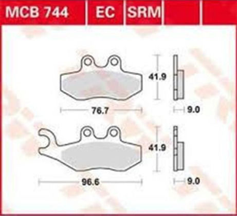TRW Τακάκια Μοτοσυκλέτας F353 Τακάκια για Aprilia Sport City/Gilera Runner/Gilera Nexus 250 για Aprilia SRV 850 Gilera Runner / Nexus Piaggio One