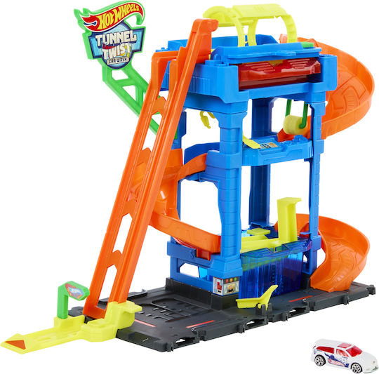 Hot Wheels Color Shifters Tunnel Twist Car Wash Πίστα 1:64 για 3+ Ετών