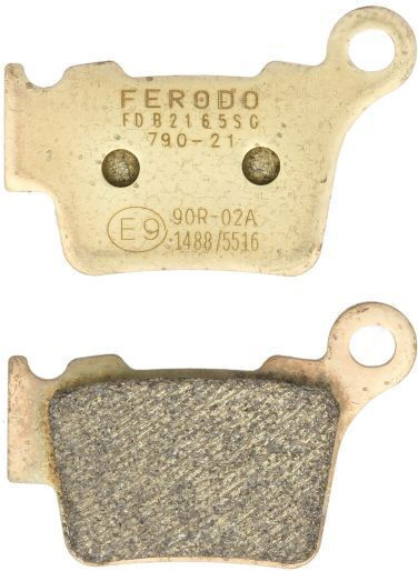 Ferodo Motorcycle Brake Pads Rear KTM EXC 400 04-11 / SX-F 450 07-15 / SMR 450 05-14 for Husqvarna SMR / TC 125 / TE / WR 125 / WRE 125 KTM 400 EXC Yamaha WR 125