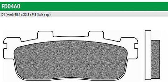 Newfren F498 Back Pads