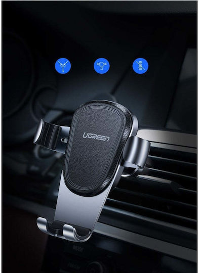 Ugreen Gravity Car Mobile Mount with Adjustable Hooks Gray