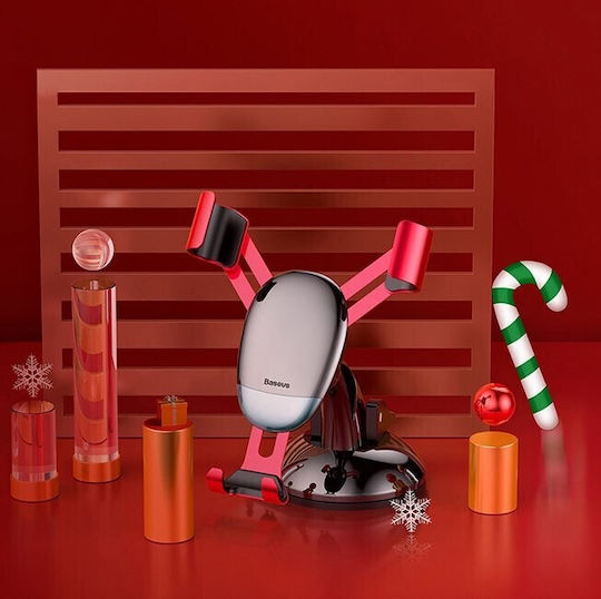 Baseus Βάση Κινητού Αυτοκινήτου Gift Set με Ρυθμιζόμενα Άγκιστρα