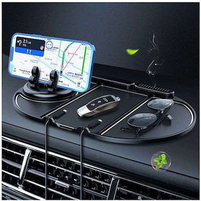 Mobile Phone Holder Car with Anti-Slip Surface Black