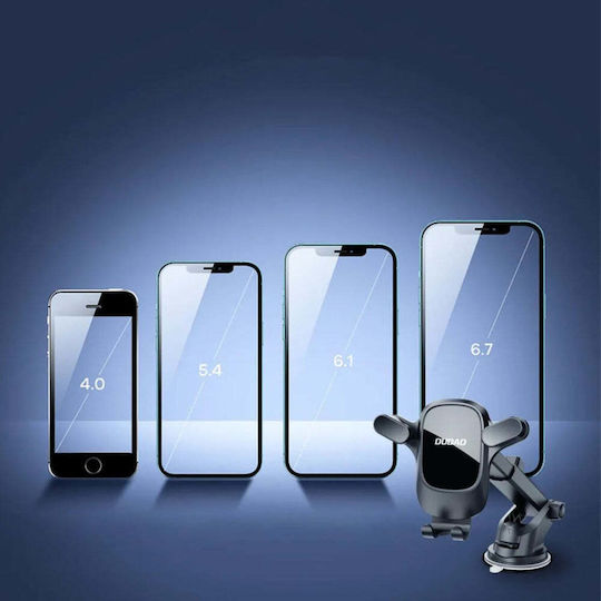 Dudao Pro Suport Auto Pentru Telefon Mobil Cu Cârlige Reglabile Negru