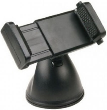 Hypersonic U-Shape Car Mobile Mount with Adjustable Hooks Black