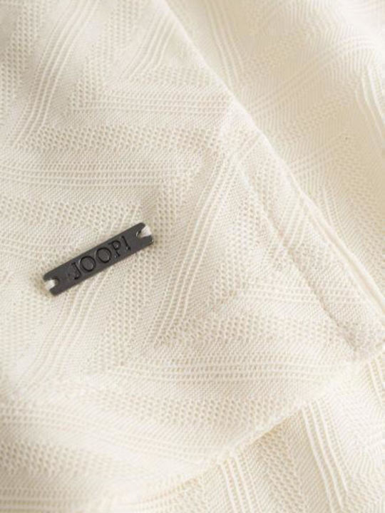 Polo Kurzarmbluse Ecru