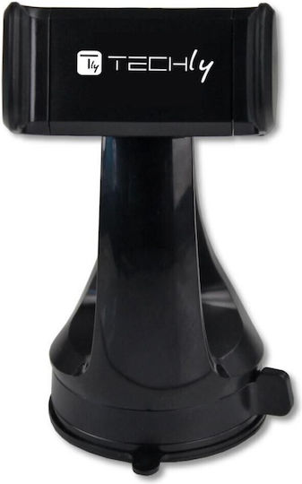 Techly iSmart Vent 51 Car Mobile Mount with Adjustable Hooks Black