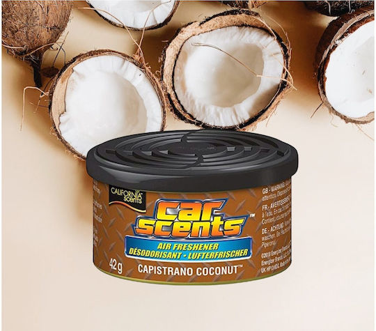California Scents Αρωματική Κονσέρβα Κονσόλας/Ταμπλό Αυτοκινήτου Capistrano Καρύδα