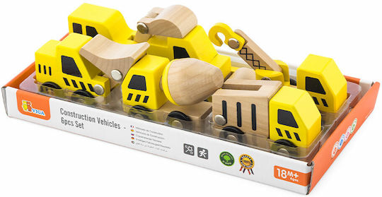Viga Toys Spielzeugauto & Rennstrecke Set mit Lastwagen für 3+ Jahre Verschiedene Designs 1Stück