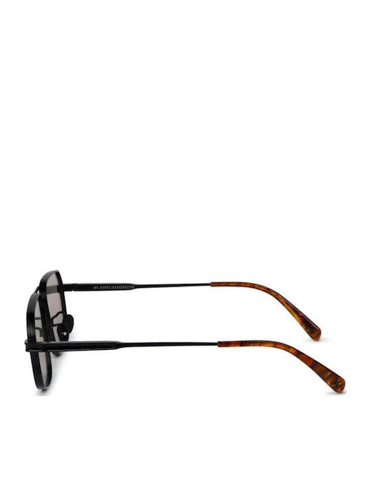 Oscar & Frank Mr. Nanks Unisex Γυαλιά Ηλίου με Μεταλλικό Σκελετό Ματ Μαύρο