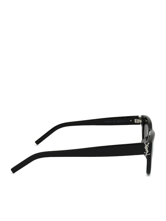 Ysl Unisex Ochelari de soare cu Negru Cadru și Negru Lentilă SL M127/F 001