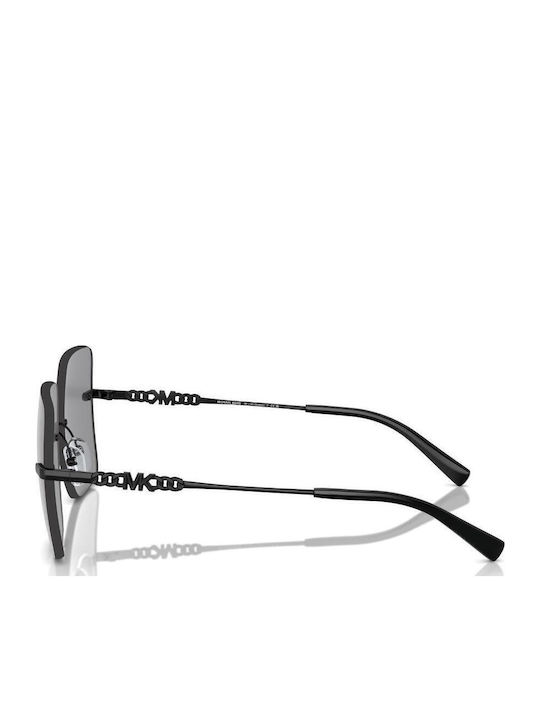 Michael Kors Women's Sunglasses with Black Metal Frame and Gray Lens MK1150 1005