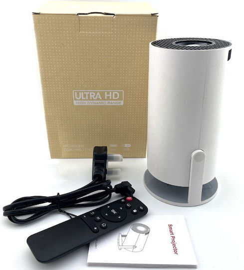 Volto Volto Fire 502 Mini Proiector DLP cu Wi-Fi și Difuzoare Incorporate Alb