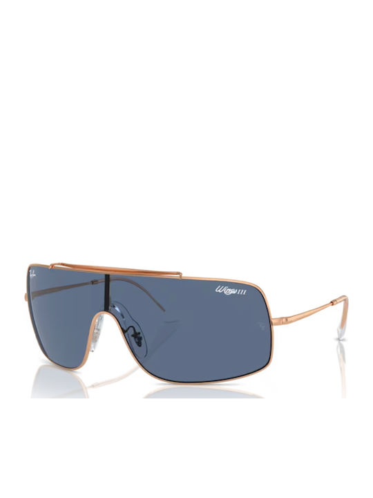 Ray Ban Wings Iii Γυαλιά Ηλίου Ροζ Χρυσά με Μεταλλικό Σκελετό