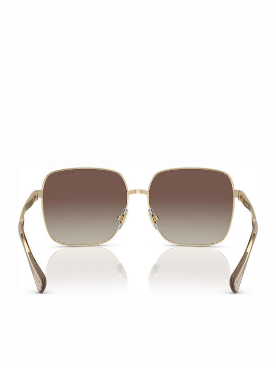 Ralph Lauren Women's Sunglasses with Gold Metal Frame and Gold Gradient Mirror Lens RA4142 9116B8