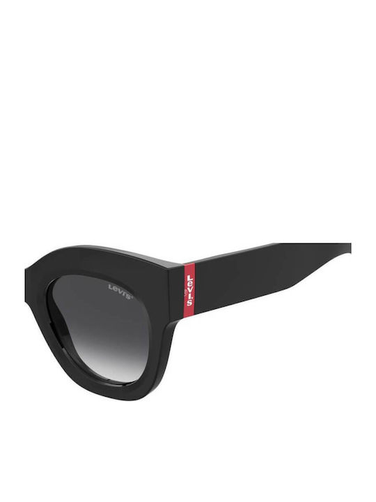 Levi's Women's Sunglasses with Black Plastic Frame and Black Gradient Lens LV1067/S 807/9O/S