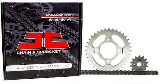 JT Sprockets Kit lanț și pinion pentru Modenas Kristar 125