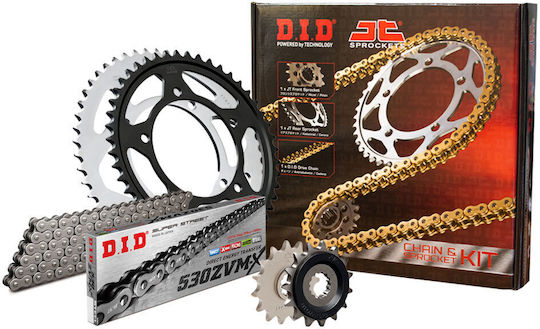 DID Chain & Sprocket Kit (17-42-530ZVMX) for Suzuki GSX-R 1000 2009-2011