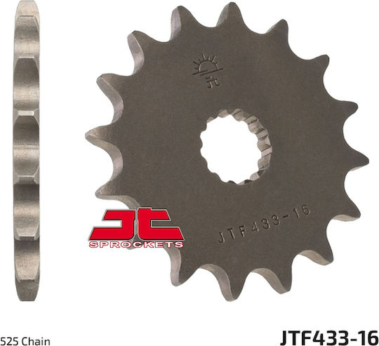 JT Sprockets Vorderes Ritzel für Suzuki GSF 400 Bandit / Bandit 400