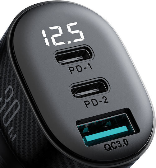 Joyroom JR-CCD04 Φορτιστής Αυτοκινήτου 30W 4A με μία Θύρα: 1xUSB Μαύρο Χρώμα