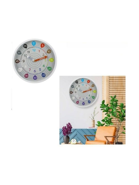 Wall Clock Plastic Multicolour