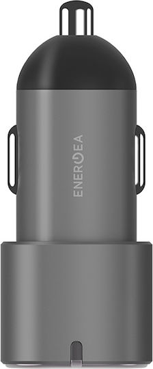 Energea Φορτιστής Αυτοκινήτου 66W με Θύρες: 2xType-C