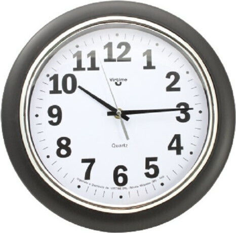 Virtime Ρολόι Τοίχου Πλαστικό Ø30cm
