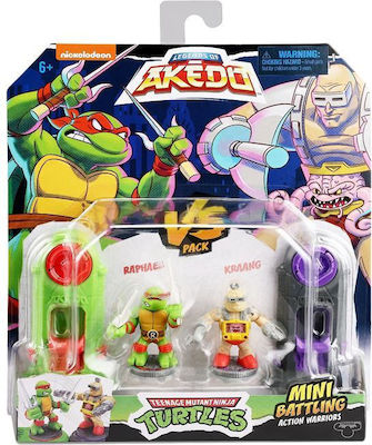 Giochi Preziosi Miniature Toy Akedo LEONARDO VS ROCKSTEADY for 6+ Years