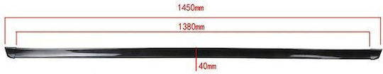 Samurai Car Rear Spoiler from Plastic Universal Lip Black