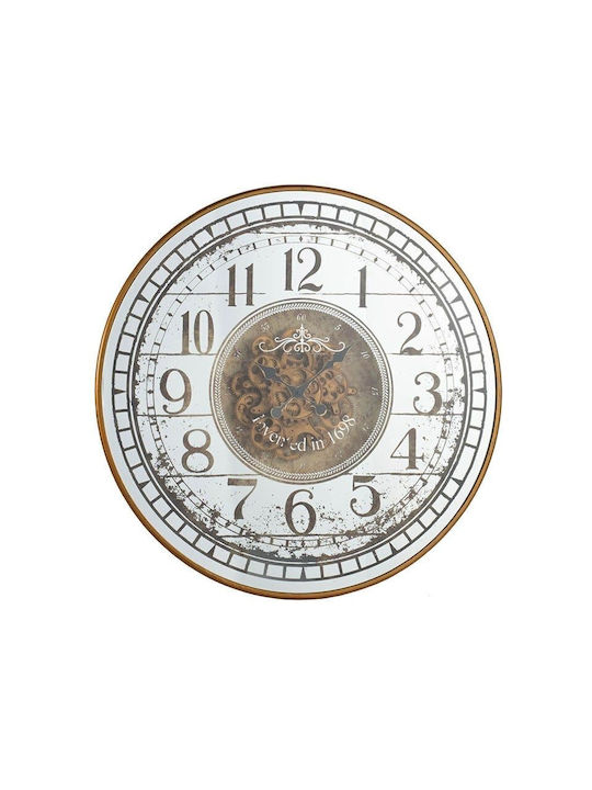 Artekko Antique Wall Clock Metallic Bronze Ø81.79cm