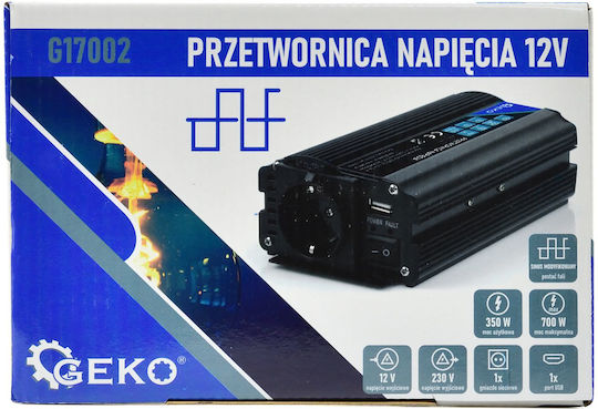 Geko Invertor Auto Modificat Sine Wave pentru 12V DC