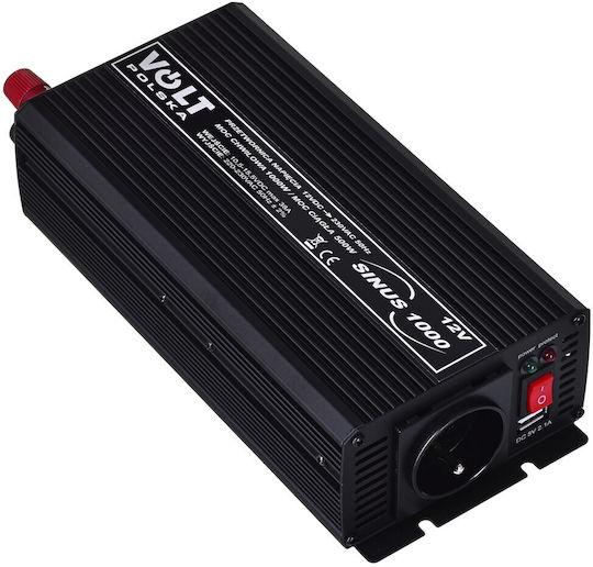 Volt Polska Sinus Inverter Αυτοκινήτου Καθαρού Ημιτόνου για 12V DC