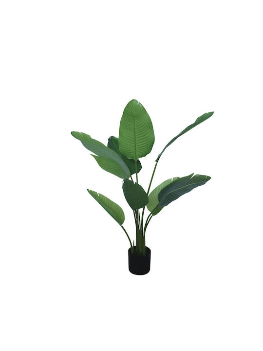 Marhome Artificial Plant in Pot Areca Palm Green 120cm 1pcs