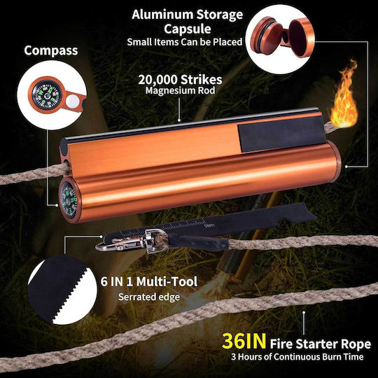 Multifunctional Fire Sparkler Kit & 7-in-1 Multi-Tool