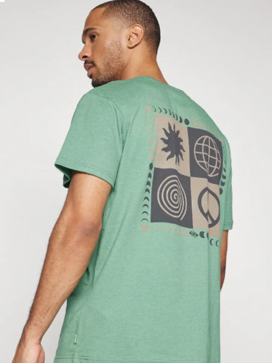 Quiksilver Men's Athletic T-shirt Short Sleeve Green