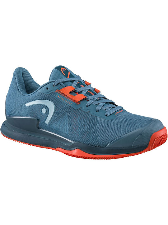 Head Sprint Pro 3.5 Ανδρικά Παπούτσια Τένις για Χωμάτινα Γήπεδα Μπλε