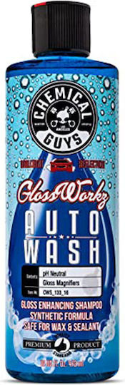 Chemical Guys Glossworkz Gloss Booster and Paintwork Cleanser Σαμπουάν Πλυσίματος Αυτοκινήτου 473ml